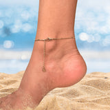 Gold Filled Snake Chain Anklet | Minimalist Thin Gold Anklet | Dainty Adjustable Foot Bracelet | Everyday Summer Jewelry Gift