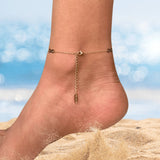 Infinity anklet in 18k gold | Infinity symbol | Dainty anklet | Simple chain anklet | Minimalist jewelry | Perfect gift for wife