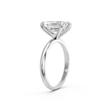 Lab Grown Emerald Diamond Solitaire Engagement Ring in 14K Gold (0.50 - 4.00 Carat Options, E-F Color, VS1-VS2 Clarity, IGI Certified) Mark Your Love with Sparkling Brilliance Surprise Gift