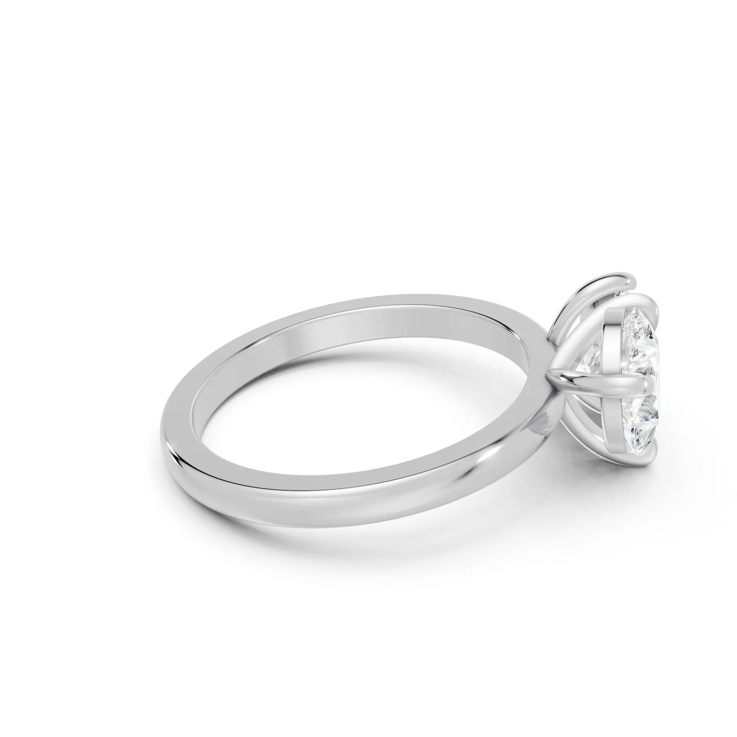 14K Gold Pear Cut Diamond Toi et Moi Ring