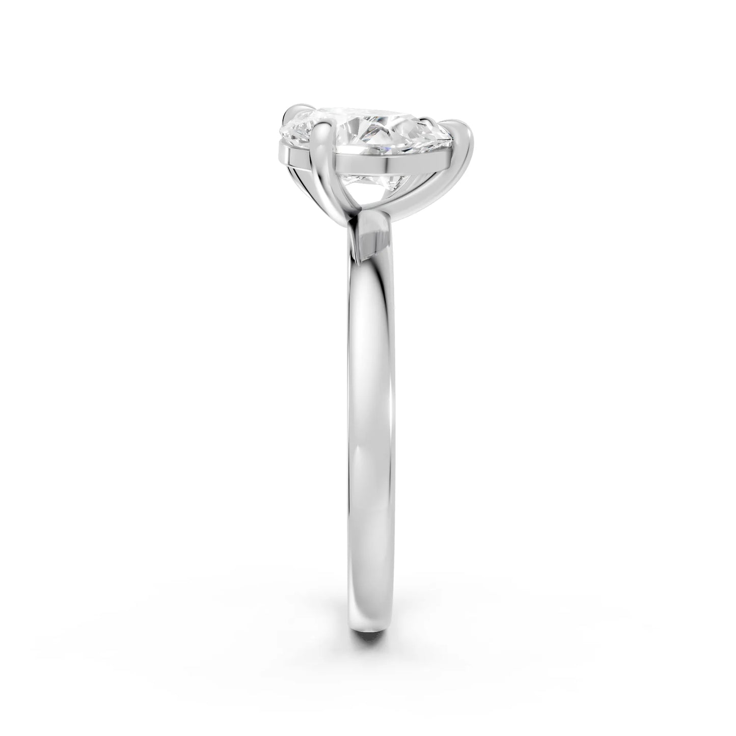 14K Gold Pear Cut Diamond Toi et Moi Ring